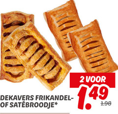  satebroodjes frikandelbroodjes 2 dekavers frikandel 