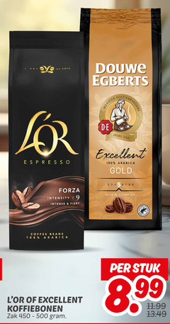 douwe egberts l or koffiebonen 2 3 4 5 6 7 8 9 19 100 du cafe espresso meester koffiebranders joure excellent arabica gold forza intensity intense fiery rijk complex coffee beans zak stuk 