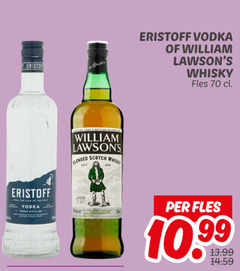  william lawsons eristoff whisky wodka vodka blended scotch fles 10 99 