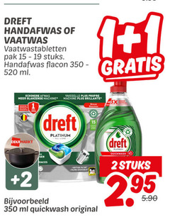  dreft afwasmiddel vaatwasmiddel 1 2 15 350 handafwas vaatwas vaatwastabletten pak stuks flacon ml schonere afwas glanzende machine vaisselle propre briljante nouveau 3x platinum vettige filter graisseux quickwash original 