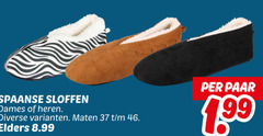  damessloffen 46 spaanse sloffen dames heren maten elders paar 1 99 