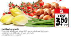  snijbonen trostomaten uien witlof 2 300 400 500 combikorting groente mini roma trostomaat schaal zak kilo combinaties 