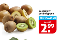  kiwi 500 zespri gold groen 