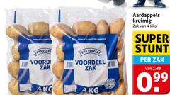  aardappelen 4 99 donker vers zak koel vorstvrij verpakt voordeel aardappels kruimig kilo super 