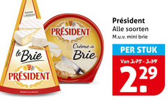  president brie texture soorten mini stuk france 