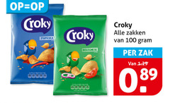  croky chips 100 paprika bolognese zakken zak 
