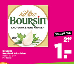  boursin roomkaas 80 219 knoflook fijne kruiden doosje 