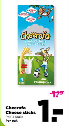  kaassnacks 4 for source calcium vegetarians protein fresh cheese sticks pack pak stuks am champion 