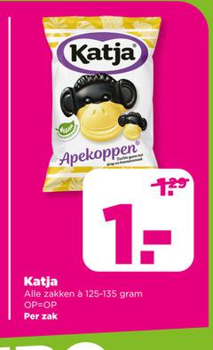 klik op dit plaatje voor een vergroting en voor vergelijkbare aanbiedingen gerelateerd aan
katja drop apekoppen zachte gums banaansmaak zakken zak katja drop apekoppen zachte gums banaansmaak zakken zak