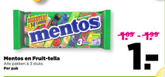 klik op dit plaatje voor een vergroting en voor vergelijkbare aanbiedingen gerelateerd aan
mentos fruit-tella snoep 3 14 discovery flavours chewy dragees fruit pakken stuks pak rollen rouleaux mentos fruit-tella snoep 3 14 discovery flavours chewy dragees fruit pakken stuks pak rollen rouleaux