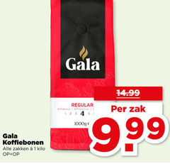 gala koffiebonen 1 2 3 5 zakken kilo regular kaffeebohnen zak 