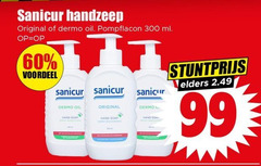  sanicur handzeep 11 60 300 original dermo oil pompflacon ml voordeel elders 3.99 beschermd hand 