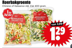  groentenpakket 2 400 roerbakgroente chinese italiaanse stijl zak 