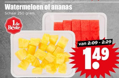  ananas watermeloen 250 schaal 