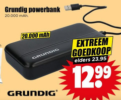  grundig oplaadbare accu powerbank extreem elders 