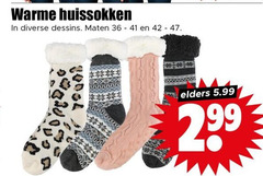  huissokken 36 42 warme dessins maten elders 5.99 