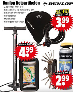  fietszadelhoes fietsslot fietssmartphonehouder fietspomp fietszadel 12 180 dunlop fietsartikelen zadeldek gel spiraalslot mm cm smartphonehouder multispray zoek elders 3.99 spray 5.99 