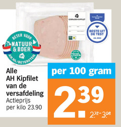  kipfilet 9 100 gebraden consumenten bond beten natuur boer versafdeling actieprijs kilo 