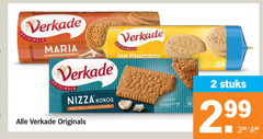  verkade biscuit 2 originals maria brosse biscuits original nizza kokos laagje suiker san francisco knapperig 1x stuks 