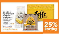  karmeliet leffe krat bier blikjes speciaalbieren 6 16 25 tripel multipacks kratten blond liter m.u.v gekoeld varieeren belgisch biere belge verfijnd fris romig anno blonde effe abdijbier 