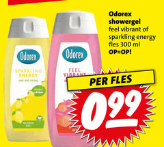  odorex douchegel 300 sparkling energy and caring shower gel feel vibrant ge showergel fles ml 