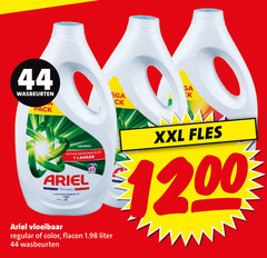  ariel wasmiddel 1 44 wasbeurten pack original action vloeibaar regular color flacon liter xxl fles 