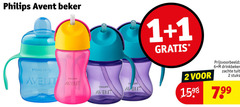  avent antilekbeker 1 2 6 philips beker ph lips drinkbeker zachte tuit stuks 