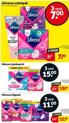  libresse inlegkruisjes maandverband 3 12 18 22 26 30 80 700 1500 enkelpak wasbaar ondergoed co reduction recyclable paper pack new adaptive technology ultra large with wings super flow 3x zones absorption protection dailies style string liners swan jumbopack jumbo fast verband wing stuks freshness regular bigpack absorberen odour absorbent big mond goodnight normal 