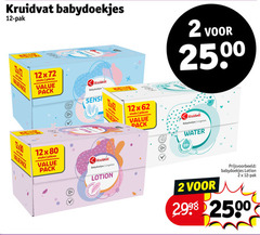  2 12 80 99 kruidvat babydoekjes pak 12x72 pack stuks sensi pieces alcohol strong lingettes lotion super soft derma water deal 