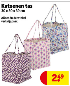  boodschappentas 30 katoenen tas cm 