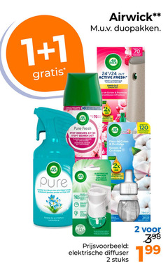  airwick luchtverfrisser 1 2 24 120 duopakken 7 active fresh spray automatique sans gas framboise framboos odeurs printemps stop stopt geuren fleurs orchidee kersenbloesem fleur katoen elektrische diffuser stuks 