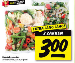  groentenpakket 2 300 400 groente nr.1 fruit roerbak roerbakgroenten hollands stijl lang laag roerbakken zak zakken 