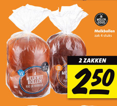  bolletjes 2 4 250 molen goud melkbollen zak stuks melkwit bollen vers gold b zakken 