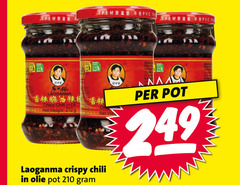 klik op dit plaatje voor een vergroting en voor vergelijkbare aanbiedingen gerelateerd aan
210 pvc lpe crispy chilli weight cr chili olie pot 210 pvc lpe crispy chilli weight cr chili olie pot