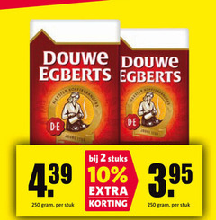  douwe egberts koffie 2 10 17 250 meester joure stuks stuk 