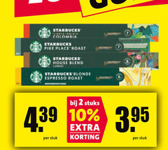  starbucks koffiecups 2 6 7 10 single origin colombia pike roast house blend lungo blonde espresso stuks stuk 