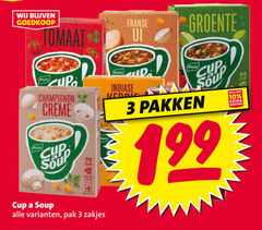  cup a soup unox soep 3 10 60 tomaat up champignon creme franse groente ui indiase pakken pak zakjes 