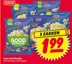  unox noodles 5 10 vernieuwd recept oosterse kip groente good zak zakken 