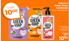  handzeep 3 100 500 10 pack less plastic green soap feel good cleaning minder multipakken lavender rosemary handsoap sinaasappeldrink lily grapefruit ml 