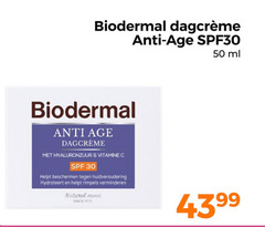 klik op dit plaatje voor een vergroting en voor vergelijkbare aanbiedingen gerelateerd aan
biodermal dagcreme 30 50 1975 anti visage spf30 ml hyaluronzuur vitamine beschermen huidveroudering hydrateert rimpels verminderen naturel biodermal dagcreme 30 50 1975 anti visage spf30 ml hyaluronzuur vitamine beschermen huidveroudering hydrateert rimpels verminderen naturel