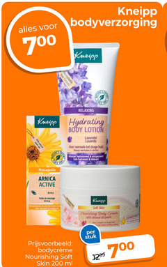 12 95 200 700 kneipp bodyverzorging alles voor free formula microplastic ture relaxing hydrating body lotion plant oils   natural ature lavendel lavande normale tot droge huid peaux normales e  seeches intensief hydraterend   ontspannend soin hydratant relaxant massageolie arnica active huile de massage verwarmende en reactiverende verzo stimulant et revigorant prijsvoorbeeld   bodycreeme nourishing soft skin ml cream with almond oil pearls drage had pour pas e siches per stuk 