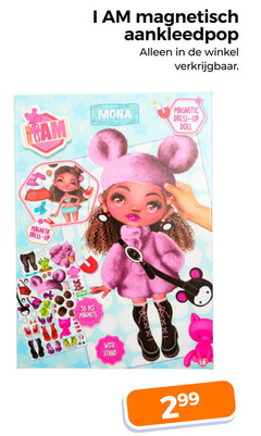  aankleedpoppen 50 am magnetisch aankleedpop mona ham magnetic dress up doll melk magnets with stand 