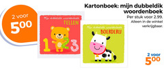  babyboekjes 2 500 dubbeldik woordenboek tellen kartonboek boerderij stuk 5 