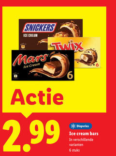  mars snickers twix ijsrepen 6 ice cream diepvries bars stuks 