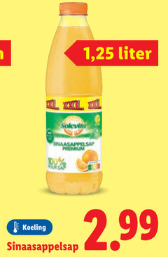  fruitdrank 1 25 liter solevita sinaasappelsap premium koeling 