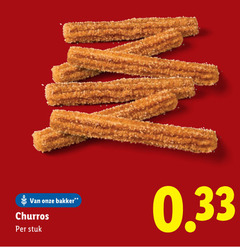  snacks bakker churros stuk 