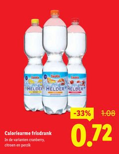  fruitdrank saskia helder lemon caloriearme frisdrank cranberry citroen perzik 