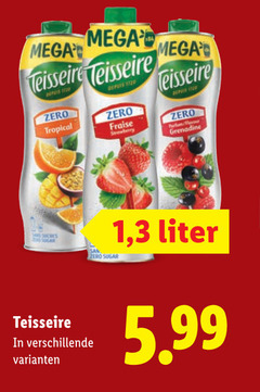  teisseire limonadesiroop mega zero tropical depuis frase parfum grenadine sucres san sugar 1 3 liter 5.99 