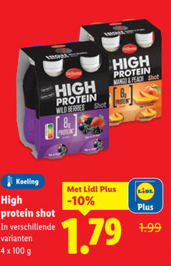  4 8 100 high protein wild berries shot mango peach koeling 