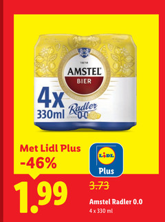  amstel radler bier 4 330 1870 4x 330ml 0.0 ml 